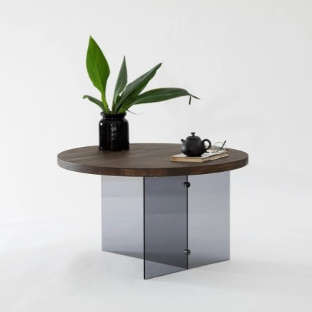 Mesa de centro Serenity Nogal Gris oscuro