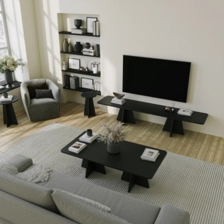 Mueble TV Mushroom Negro