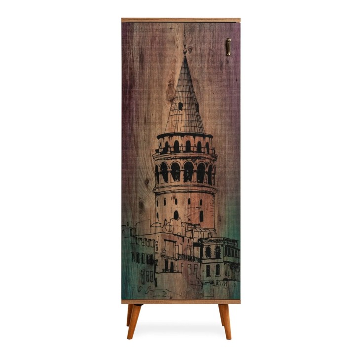 Gabinete multiusos Just Home Galata Kulesi Multicolor