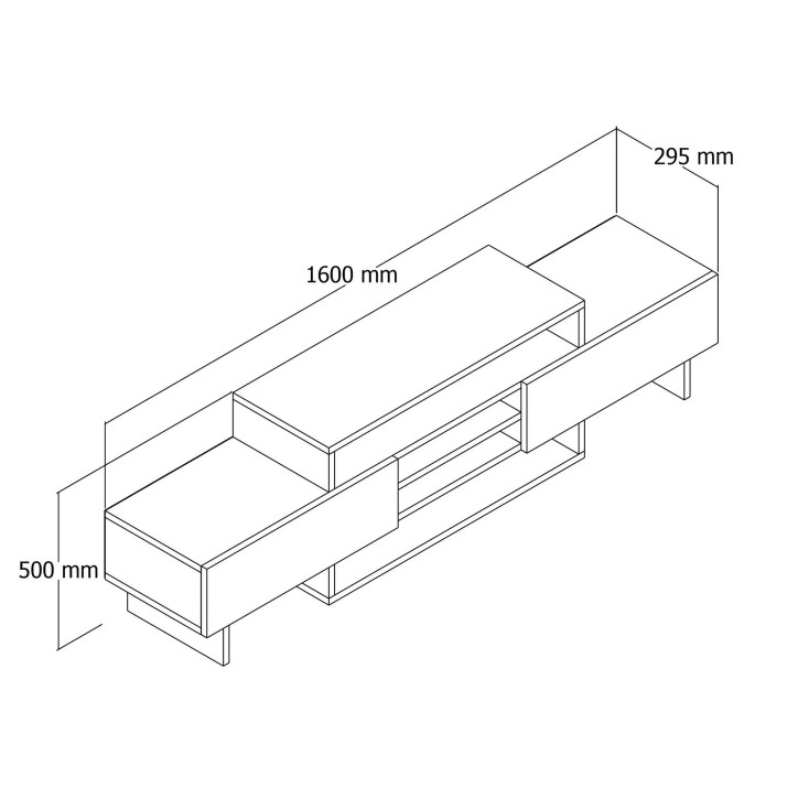 Mueble TV Özde Blanco