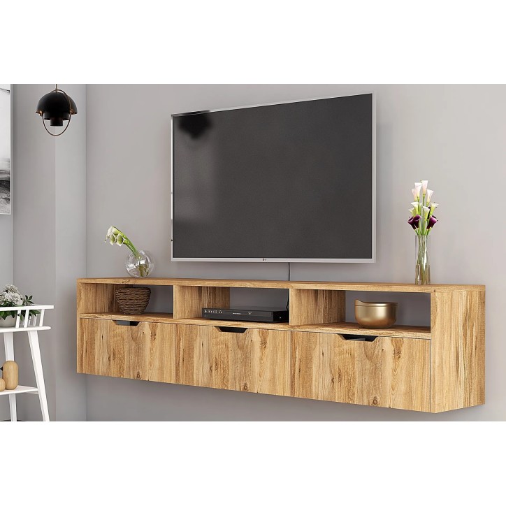 Mueble TV Denoya 3 puertas Pino Atlántico