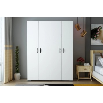 Armario Feraye 4 puertas Blanco - 570VLT2937