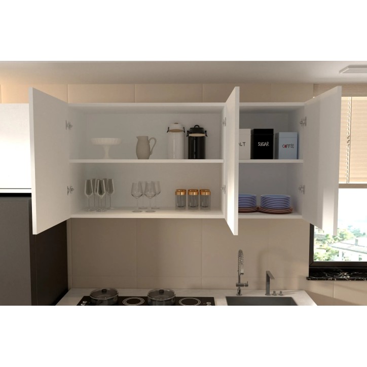 Mueble de cocina Tavor 3 puertas Blanco