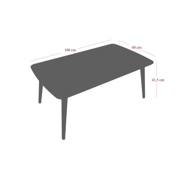 Mesa de centro Comfort Nogal Gris - 572KTE1106