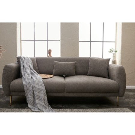 Sofá cama 3 plazas Simena Oro gris - 825BLC2838