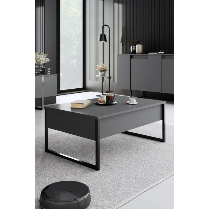 Conjunto de muebles de sala Luxe Nogal Negro