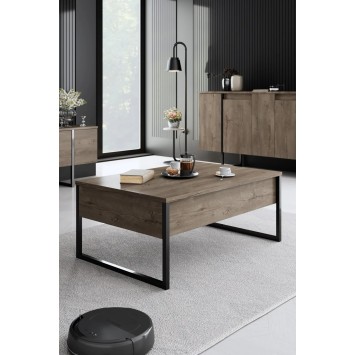 Conjunto de muebles de sala Luxe Nogal Negro - 618BLY1183