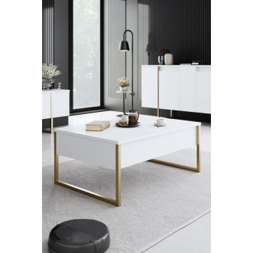 Conjunto de muebles de sala Luxe Blanco Oro - 618BLY1185