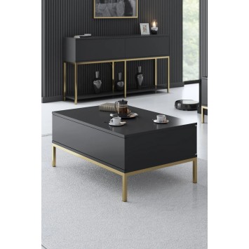 Conjunto de muebles de sala Lord Antracita Oro - 618BLY1190