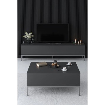 Mueble TV Lord Antracita Plata - 618BLY1191