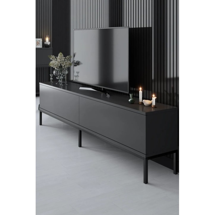 Mueble TV Lord Antracita Negro