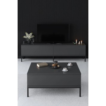 Mueble TV Lord Antracita Negro - 618BLY1195