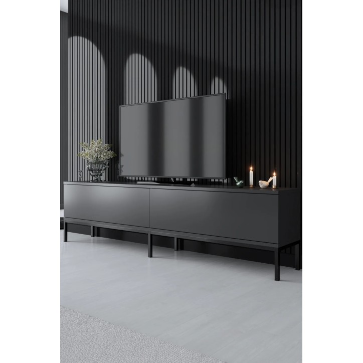 Conjunto de muebles de sala Lord Antracita Negro