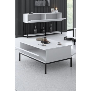 Mesa de centro Lord Negro Blanco - 618BLY1210