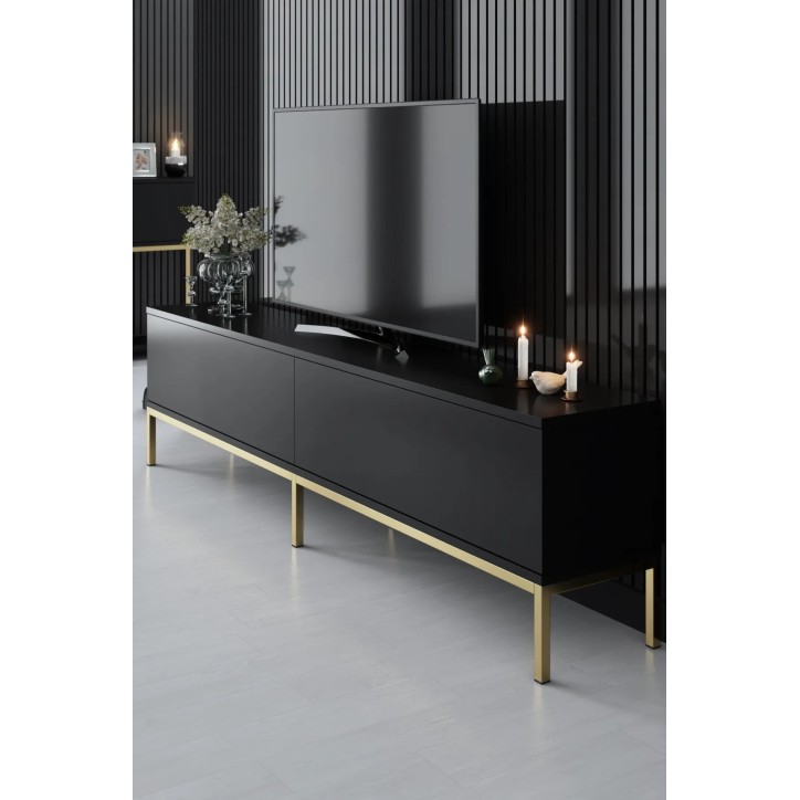 Mueble TV Lord Negro Oro