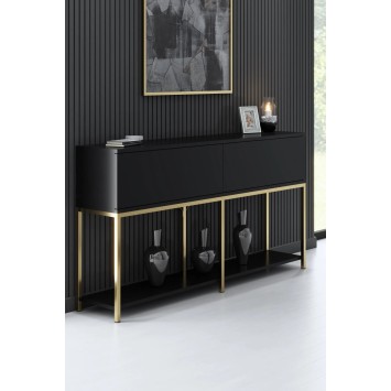 Conjunto de muebles de sala Lord Negro Oro - 618BLY1215