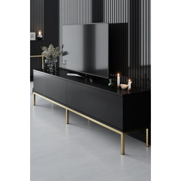 Conjunto de muebles de sala Lord Negro Oro - 618BLY1215