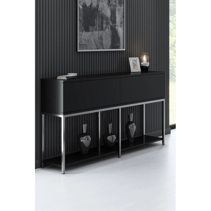 Conjunto de muebles de sala Lord Negro Plata