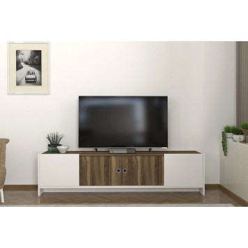 Mueble TV Bonnel Blanco Nogal - 804TRH4904