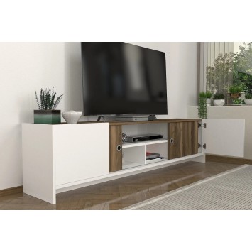 Mueble TV Bonnel Blanco Nogal - 804TRH4904