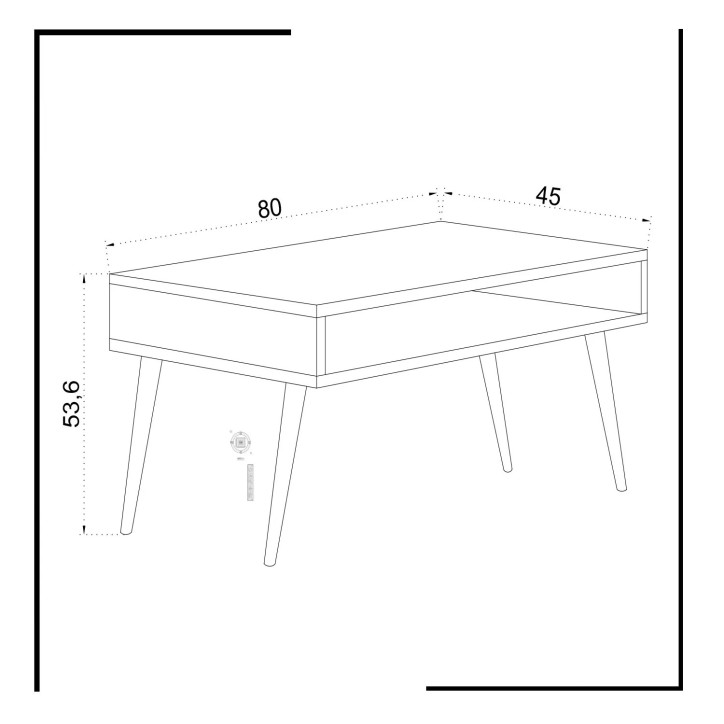 Mesa de centro Via Blanco