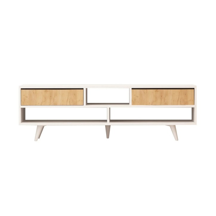 Mueble TV Angola Roble Blanco