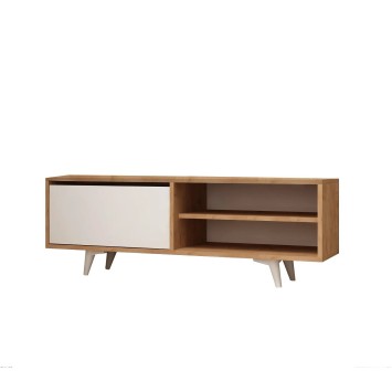 Mueble TV Maku Roble Blanco - 811MDD3007