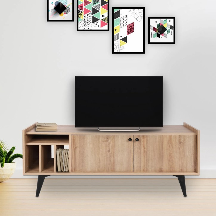 Mueble TV Astana Roble Negro