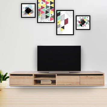 Mueble TV Rust Roble - 811MDD3020