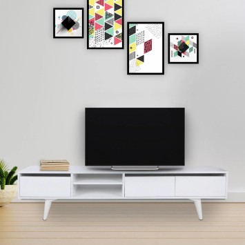 Mueble TV Graz Blanco - 811MDD3021