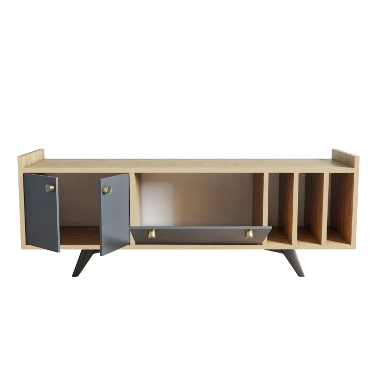 Mueble TV Maribor Antracita Roble