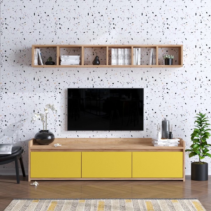 Mueble TV AVAN Roble Amarillo