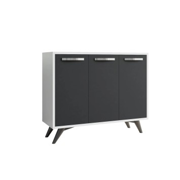 Gabinete multiusos Piffa Blanco Antracita - 811MDD4143