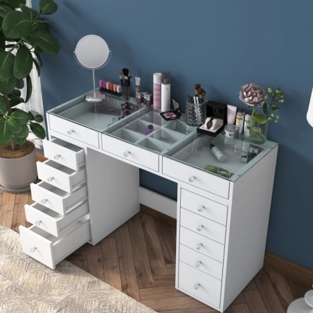 Mesa de maquillaje BJ105 2716 Blanco