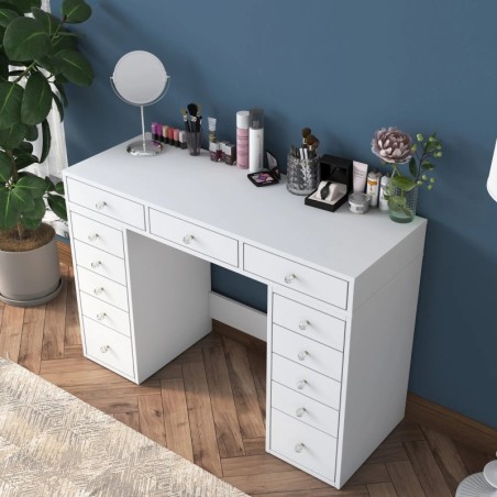 Mesa de maquillaje BJ106 2881 Blanco