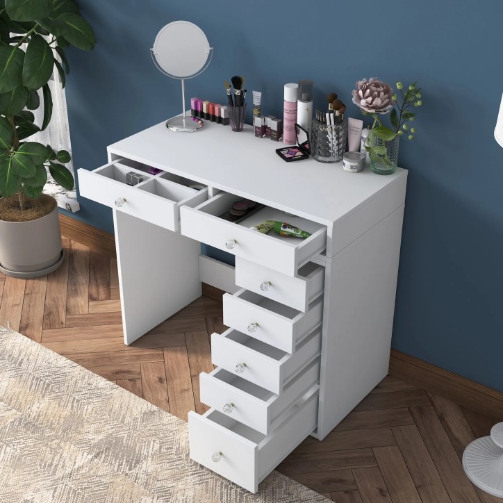 Mesa de maquillaje BJ108 2437 Blanco