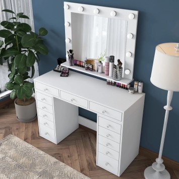 Mesa de maquillaje BJ119 2895 Blanco - 893RAN5416