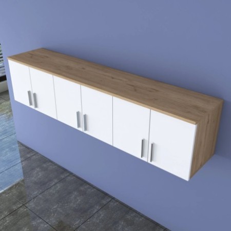 Estante de pared EA114 2720 Nogal Blanco