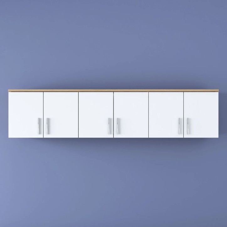 Estante de pared EA114 2720 Nogal Blanco