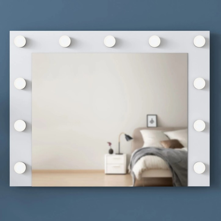 Espejo decorativo de aglomerado EF108 2998 Blanco