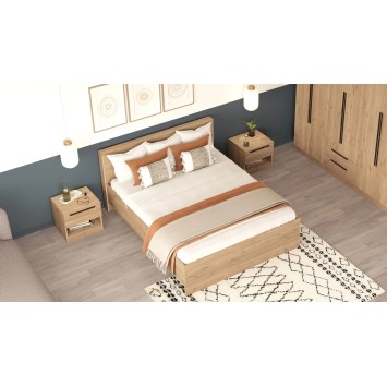 Conjunto de muebles de dormitorio Ll6-S Nogal - 956LCS3138