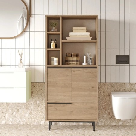 Mueble de baño On9C-S Nogal