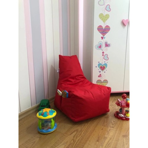 Puff Bean Bag Acelya Rojo