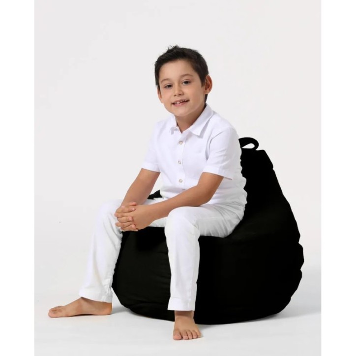 Puf de jardín Premium Kids Negro