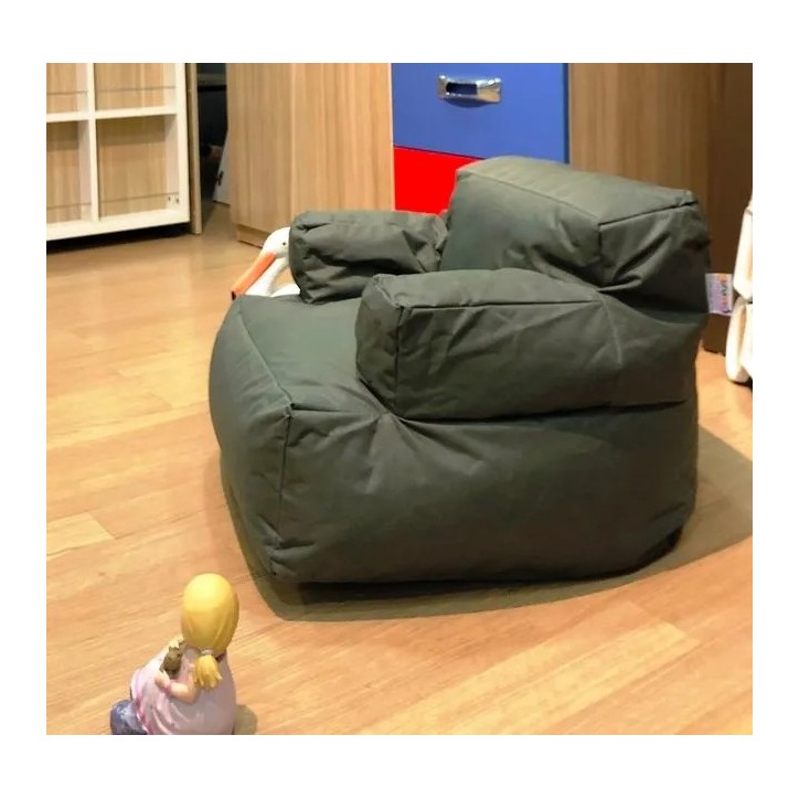 Puff Bean Bag Mini Relax Gris