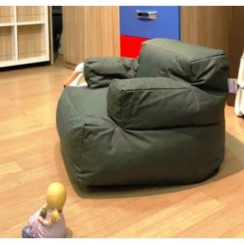 Puff Bean Bag Mini Relax Gris 8684282549383