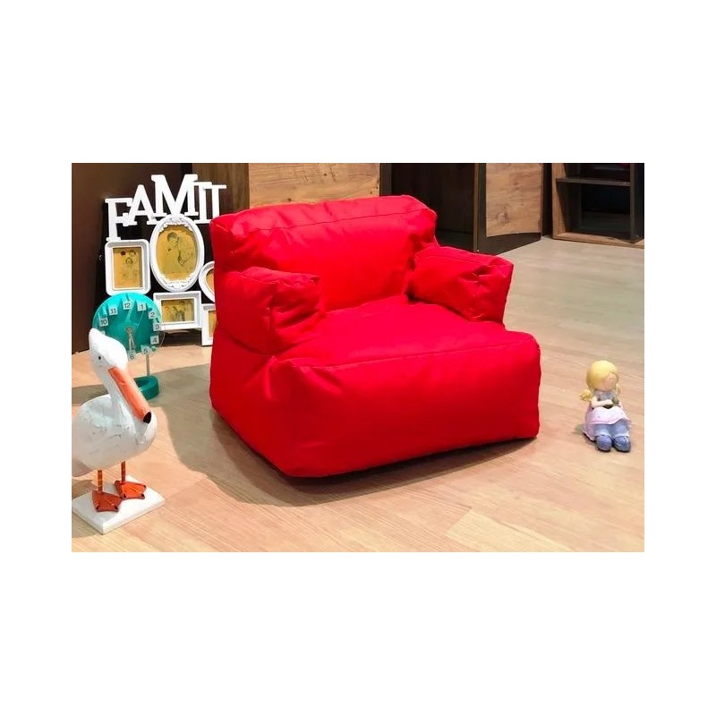 Puff Bean Bag Mini Relax Rojo 8684282549390