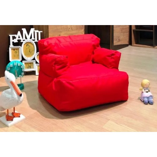 Puff Bean Bag Mini Relax Rojo 8684282549390