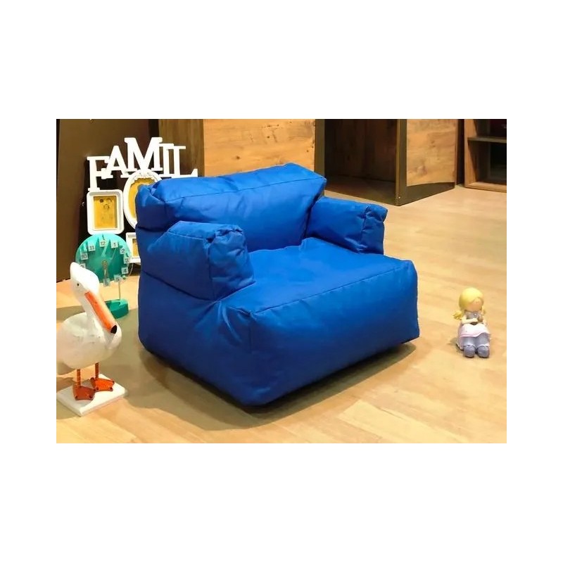 Puff Bean Bag Mini Relax Azul 8684282549406