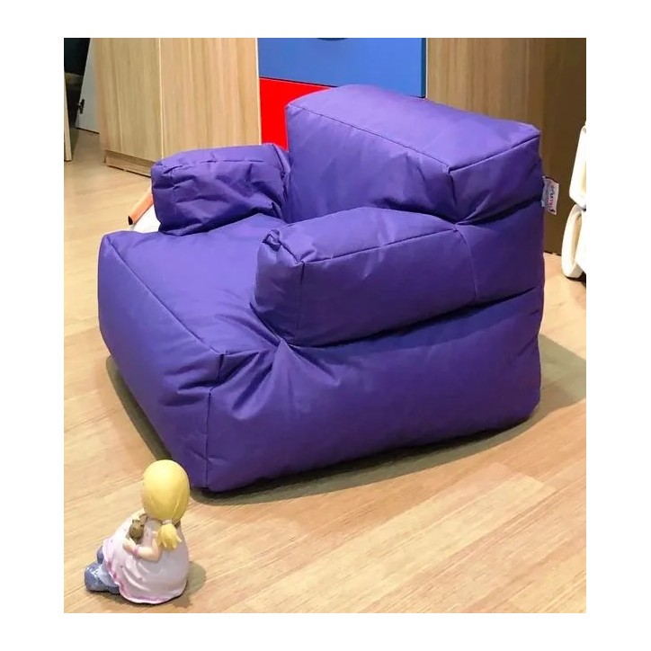 Puff Bean Bag Mini Relax Púrpura